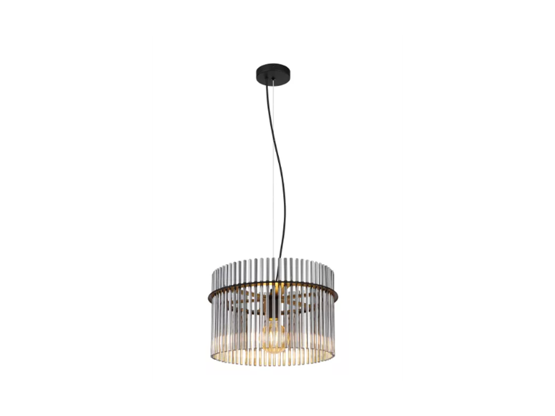 GORLEYpendant lamp metal black matt, 1x E27