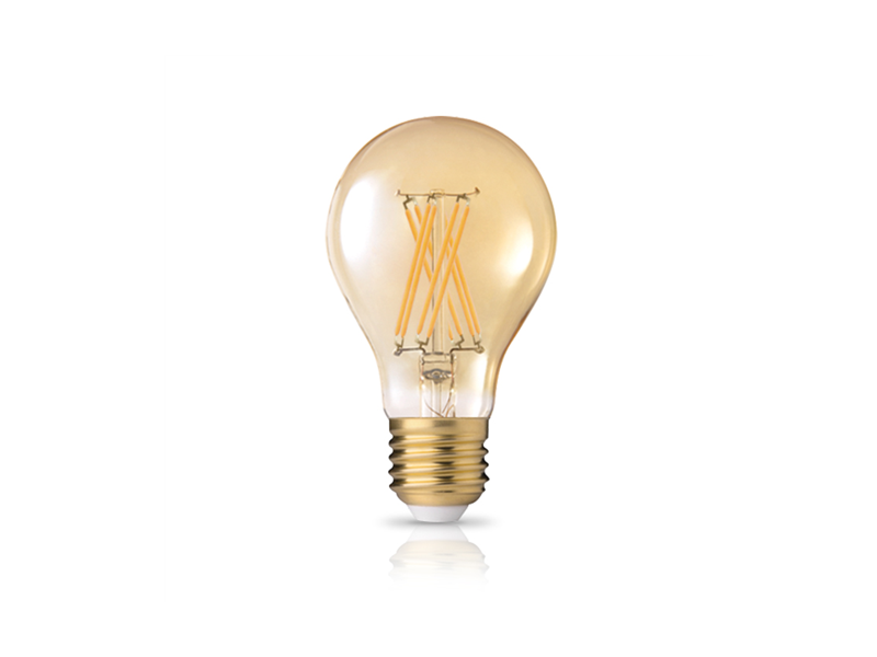 ΦOSME LED FILAMENT DIMΜABLE A60 GOLDEN E27 8W 2200k 720lm 360