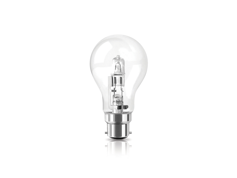 ΦOSME ECO HALOGEN Α55 ΔΙΑΦΑΝΟ Β22 42W 2800Κ 630LM