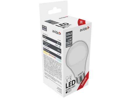 Avide LED Κοινή 12W E27 Θερμό 3000K Value | ATC | 15.001.0323