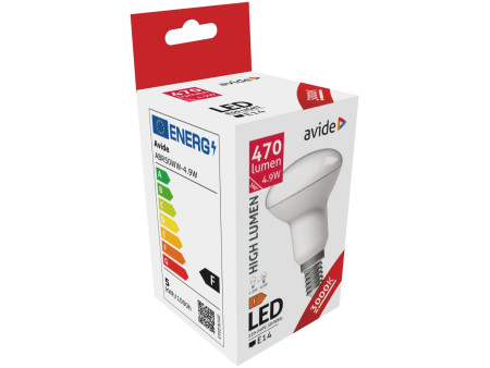 Avide LED R50 4.9W E14 Θερμό 3000K | ATC | 15.001.1452