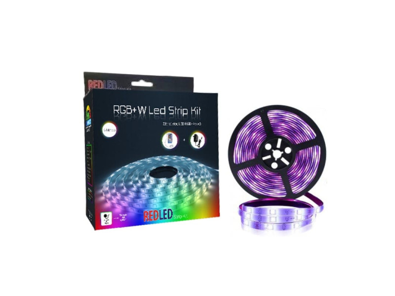 ΚΙΤ 5m ΤΑΙΝΙΑ LED RGB+W/14.4W/IP20+ΤΡΟΦΟΔΟΤΙΚΟ+ΧΕΙΡΙΣΤΗΡΙΟ | REDPOINT | 27621