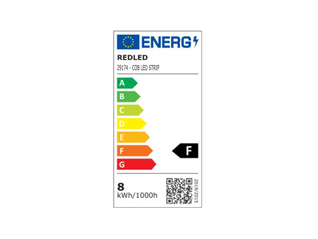 COB LED ΤΑΙΝΙΑ 24V-8W/M-IP20-4000k | REDPOINT | 29174 | 5M