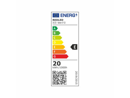 3CCT SLIM BATTEN LIGHT 20W 60CM ΛΕΥΚΟ IP20 | REDPOINT | 30135