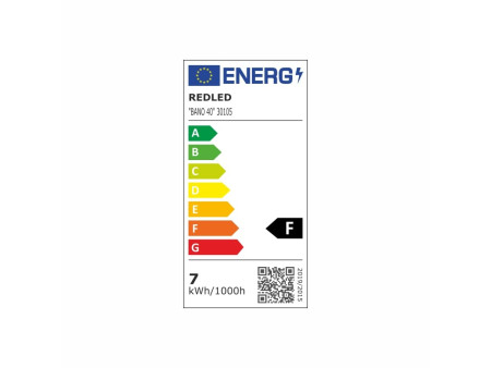 "BANO 40" ΦΩΤΙΣΤΙΚΟ ΜΠΑΝΙΟΥ LED ΑΛΟΥΜΙΝΙΟ 3CCT 7W | REDPOINT | 30105