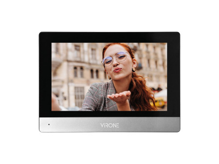 ΟΘΟΝΗ TOUCH 7'' ΘΥΡΟΤΗΛΕΟΡΑΣΗΣ ACERO ΜΑΥΡΟ/ΑΣΗΜΙ VIRONE (ORNO) | ORNO | 30281