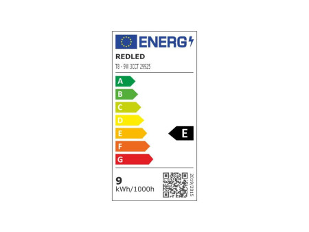 3CCT T8 LED TUBE GLASS 9W 60CM | REDLED | 29925