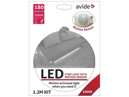 Avide LED Ταινία Αισθητήρα Φωτός Κρεβατιού 3W 3000K | ATC | 15.001.0135