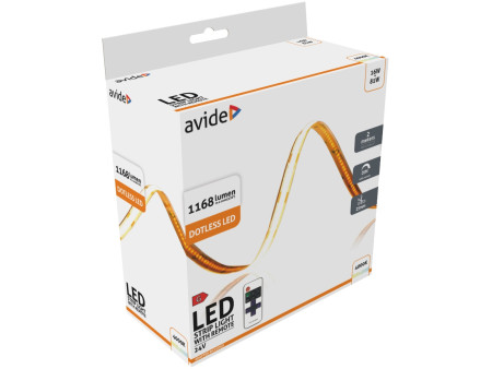 Avide LED Ταινία Blister RF 24V COB Λευκό IP20 2m | ATC | 15.001.2011