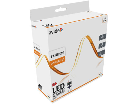 Avide LED Ταινία Blister RF 24V COB Λευκό IP20 5m | ATC | 15.001.2012