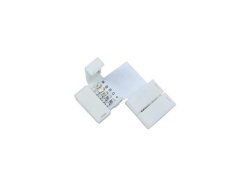 Avide LED Strip 12V RGB+W L Connector με κλιπ (10 τμχ) | ATC | 15.001.2096