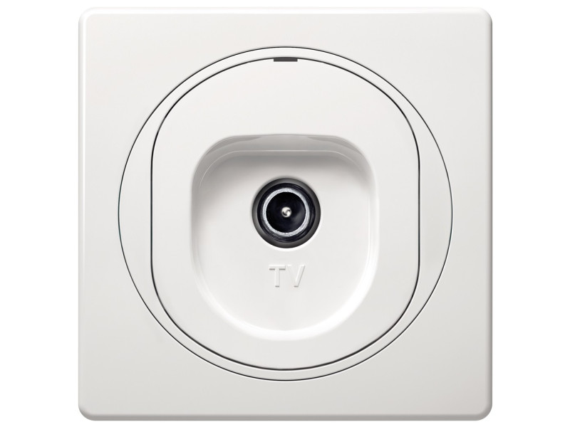 EON TV aerial socket for individual systems, white | ATC | 15.005.0076