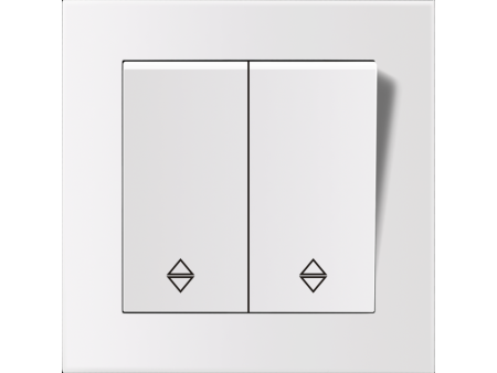 Entac 106+6 Arnold Recessed alternative switch White | ATC | 15.005.0102