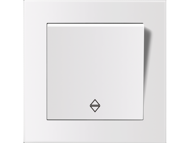 Entac 106 Arnold Recessed alternative wall switch White | ATC | 15.005.0099