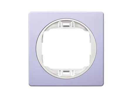 EON E6801.V0 One-gang frame 80x80, lavander with white holder | ATC | 15.005.0161