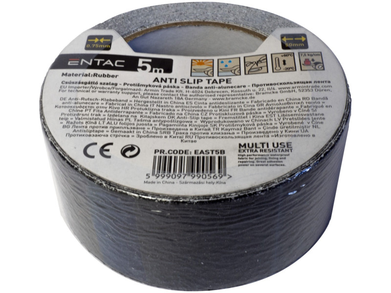 Entac Ταινία Αντιολισθητική 0.75x50mm Μαύρο 5m | ATC | 15.006.0121