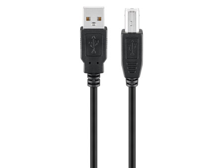 GOOBAY καλώδιο USB 2.0 σε USB Type B 93596, 1.8m, μαύρο