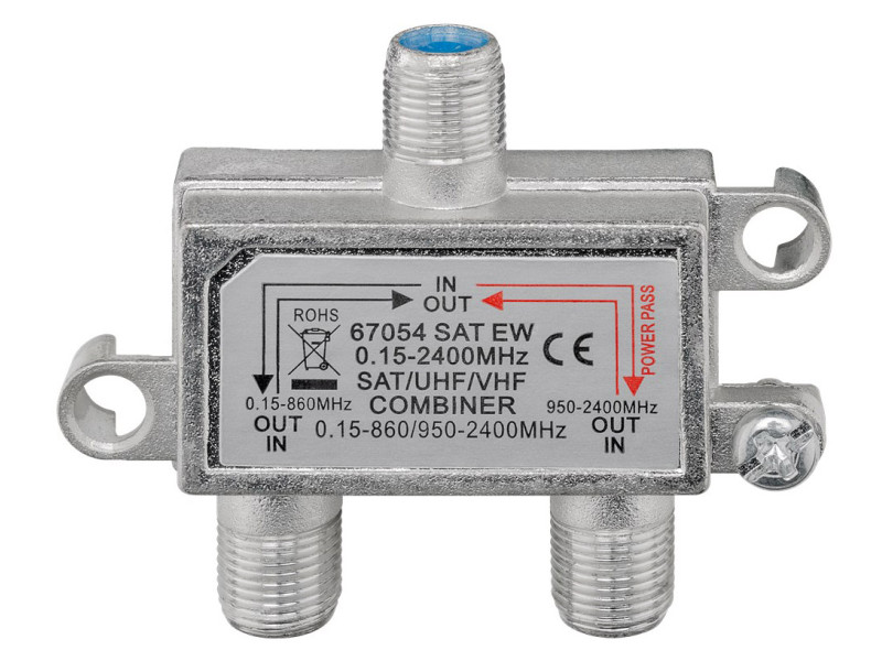 GOOBAY SAT-TV combiner 67054, 0.15 MHz - 2400MHz, 100dB