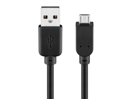 GOOBAY καλώδιο USB 2.0 σε Micro USB 93181, 1.8m, μαύρο