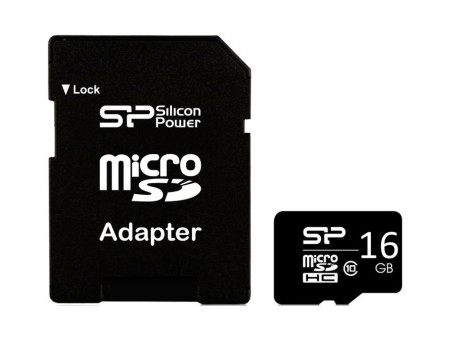 SILICON POWER κάρτα μνήμης 16GB micro SDHC, Class 10