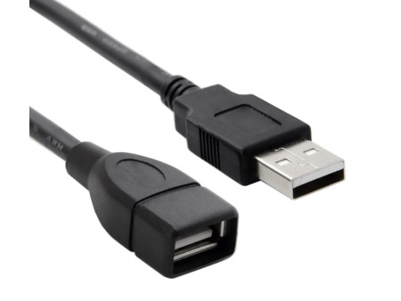 POWERTECH καλώδιο προέκτασης USB CAB-U011, 480Mbps, 1.5m, μαύρο