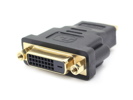 POWERTECH αντάπτορας HDMI αρσενικό σε DVI 24+1 θηλυκό CAB-H028, μαύρος