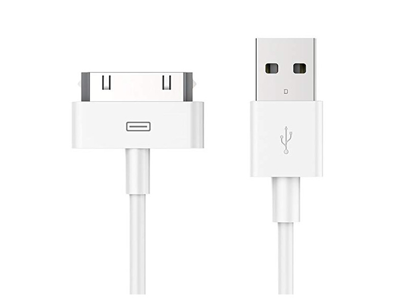 POWERTECH Καλώδιο USB 2.0 σε iPad & iPhone 4/4S CAB-U024, λευκό, 1m