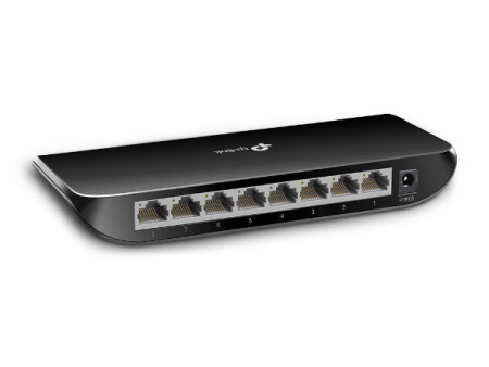 TP-LINK Desktop Switch TL-SG1008D, 8-port 10/100/1000Mbps, Ver. 12.0