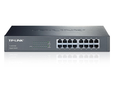 TP-LINK Desktop/Rackmount Switch TL-SG10016D 16 Θυρών, Ver. 8.0