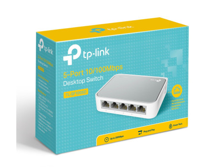 TP-LINK Desktop Switch TL-SF1005D, 5-port 10/100M, Ver. 17.0