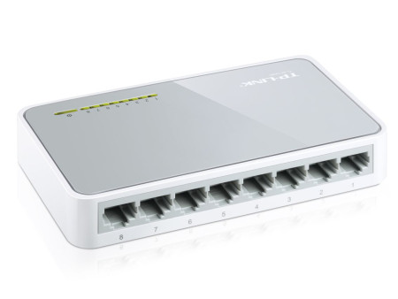 TP-LINK Desktop Switch TL-SF1008D, 8-port 10/100Mbps, Ver. 8.2