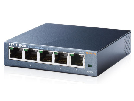 TP-LINK Gigabit Switch TL-SG105, 5 θύρες, Ver. 8.0