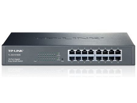 TP-LINK Easy Smart Switch TL-SG1016DE, 16-Port Gbit, Ver. 4.2