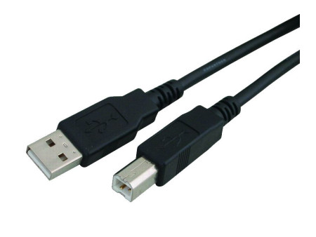 POWERTECH καλώδιο USB σε USB Type Β CAB-U050, copper, 3m, μαύρο