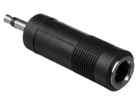 POWERTECH αντάπτορας mono 3.5mm σε 6.35mm CAB-J023, μαύρος, 5τμχ