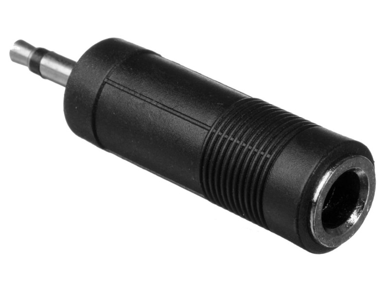 POWERTECH αντάπτορας mono 3.5mm σε 6.35mm CAB-J023, μαύρος, 5τμχ