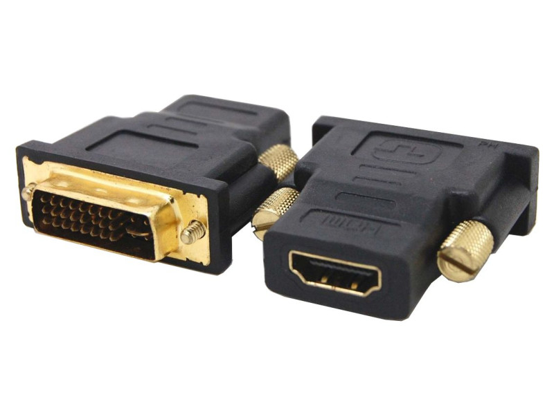 POWERTECH αντάπτορας DVI-I αρσενικό σε HDMI θηλυκό CAB-H056, μαύρος