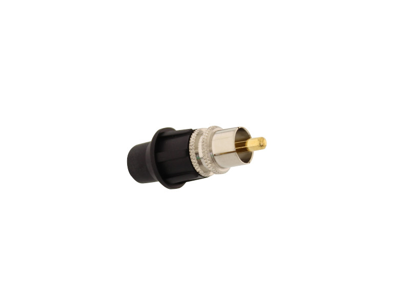 TELECOM RCA male universal connector, με καπάκι, 5τμχ