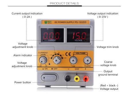 BEST Power supply BST-1502DD, 12V