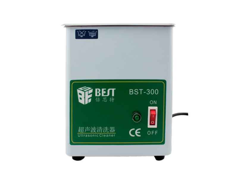 BEST Ultrasonic Cleaner BST-300, Stainless Steel, 50W