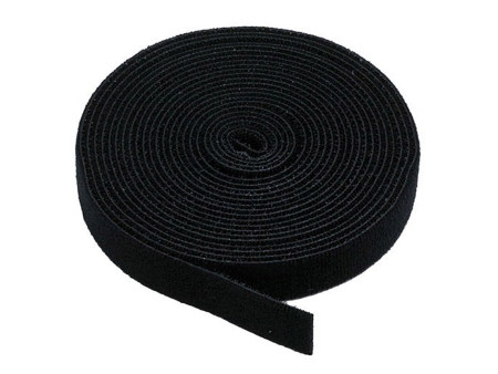 POWERTECH ταινία τύπου velcro πολλαπλών χρήσεων, 13mm, 3m, Black