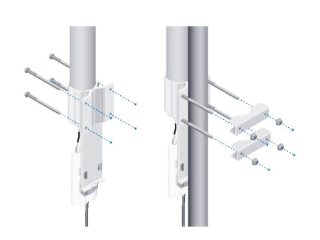 UBIQUITI AMO-2G13 2.4GHz AirMax Dual Polarity 13dBi Omni Antenna