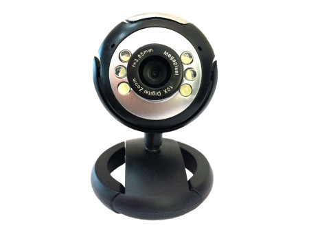 POWERTECH Web Camera PT-509 1.3MP, Plug & Play, μαύρη