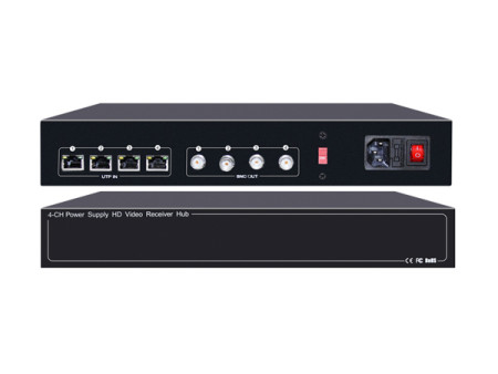 FOLKSAFE video and power receiver hub FS-HD4604VPS12, 4 channel