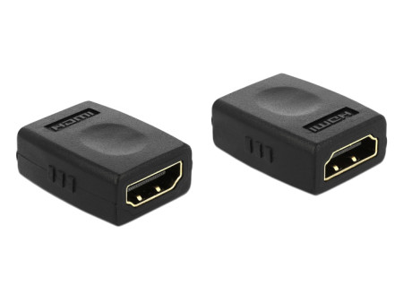 DELOCK αντάπτορας HDMI θηλυκό σε θηλυκό 65049, 4K/30Hz, μαύρος