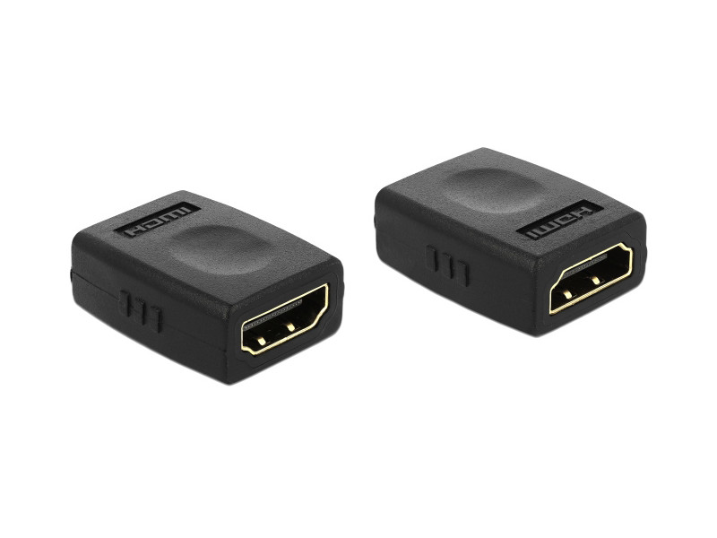 DELOCK αντάπτορας HDMI θηλυκό σε θηλυκό 65049, 4K/30Hz, μαύρος