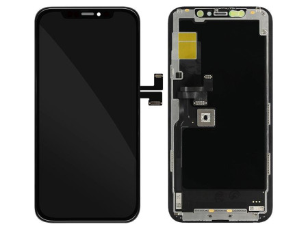 TW INCELL LCD για iPhone 11 Pro, camera-sensor ring, earmesh, μαύρη