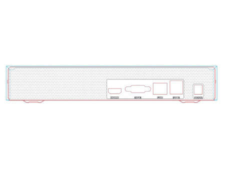 TVT NVR καταγραφικό TD-3104B1, H.265, 4 κανάλια