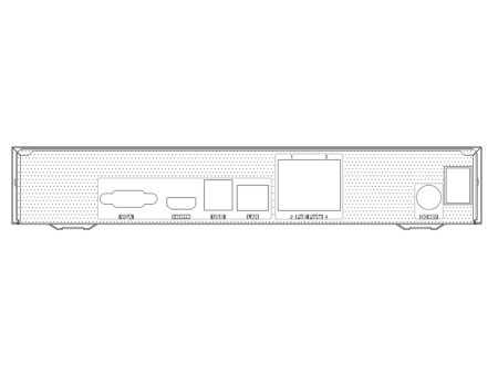 TVT NVR καταγραφικό TD-3104B1-4P, H.265, 4 κανάλια PoE