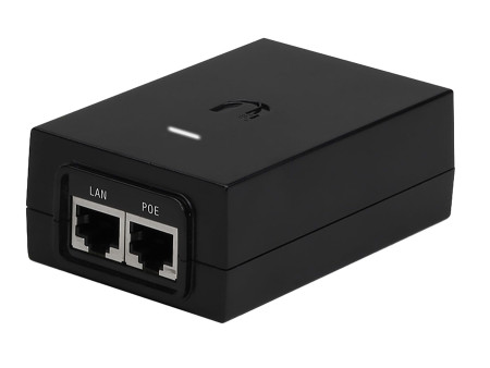 UBIQUITI Gigabit PoE adapter POE-48-24W-G με power cable, 48VDC, 24W